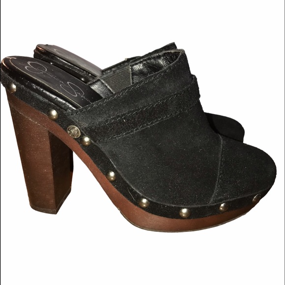 jessica simpson high heel clogs